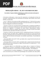 Resolução Seduc #105, de 29 de Novembro de 2024 | PDF | Pedagogia ...