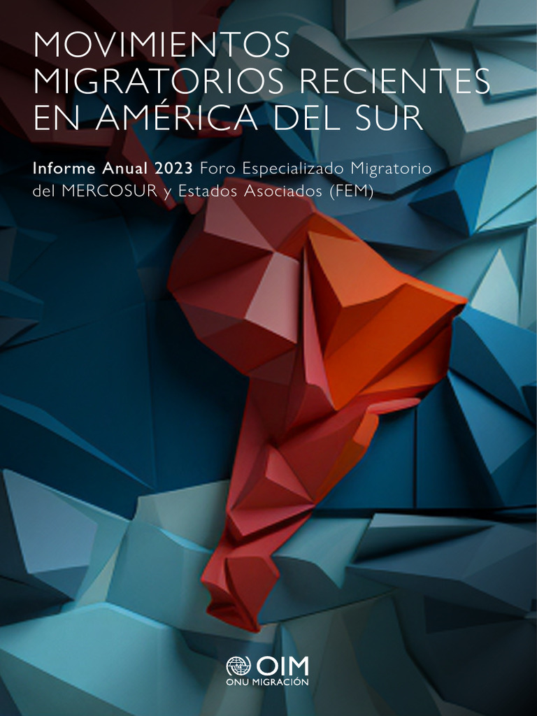 Migración en Sudamérica 2023 | PDF | América del Sur | Organización ...