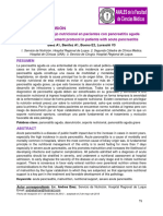 Protocolo de manejo nutricional en pacientes con pancreatitis aguda