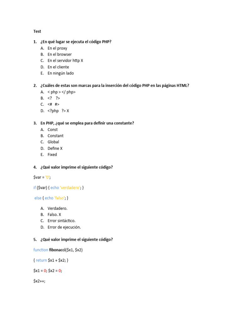 Test Php Website