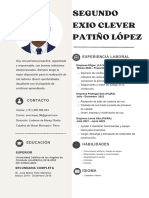 Curriculum Vitae Profesional Mujer Con Iconos Moderno Beige y Blanco - 20240401 - 000748 - 0000