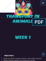 Transport in Animals 2020