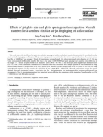 Download Effect of Jet Plate Size and Plate Spacing on the Stagnation Nusselet Number for a Confined Circular Air Jet Impingement on a Flat Surface by api-3855813 SN7340760 doc pdf