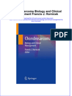 Download ebook Chondrosarcoma Biology And Clinical Management Francis J Hornicek online pdf all chapter docx epub 