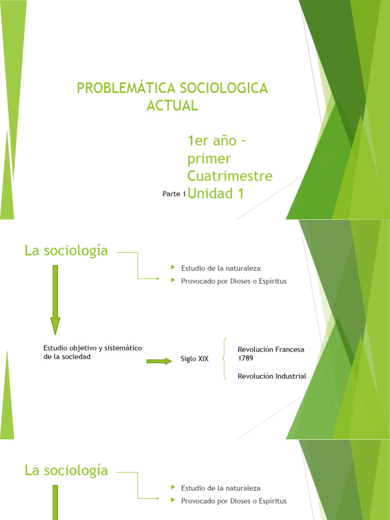 Problemática Sociologia Actual Unidad 1 Primera Parte | PDF ...