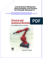 Ebook Classical and Analytical Mechanics Theory Applied Examples and Practice 1St Edition Poznyak Alexander S Online PDF All Chapter
