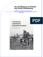 Ebook Civil Society and Memory in Postwar Germany Jenny Wustenberg Online PDF All Chapter