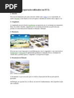 Processos de separação utilizados na ETA