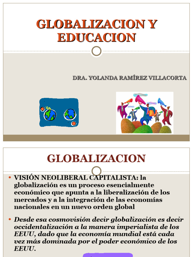 Globalización: Impacto en Educación y Cultura | PDF | Globalización ...
