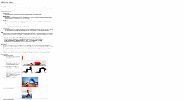 6 1 Physical Activity Pdf