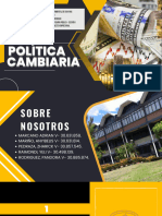 Politica Cambiaria