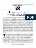 The Diabetes Education Study A Controlled Trial of