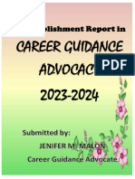 Accomplishment - Docx - Career Guidance Advocacy