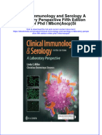 Clinical Immunology and Serology A Laboratory Perspective Fifth Edition Miller PHD I Mbcmascpsi Online Ebook Texxtbook Full Chapter PDF