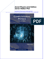 Ebook Computational Physics 2Nd Edition Darren Walker PHD Online PDF All Chapter