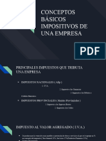 Impuestos Basicos de Una Empresa