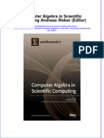 Ebook Computer Algebra in Scientific Computing Andreas Weber Editor Online PDF All Chapter