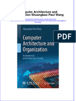 Download ebook Computer Architecture And Organization Shuangbao Paul Wang online pdf all chapter docx epub 