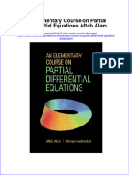Ebook An Elementary Course On Partial Differential Equations Aftab Alam Online PDF All Chapter