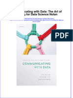 Communicating With Data The Art of Writing For Data Science Nolan Online Ebook Texxtbook Full Chapter PDF