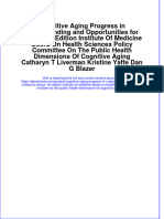 Download Cognitive Aging Progress In Understanding And Opportunities For Action 1St Edition Institute Of Medicine Board On Health Sciences Policy Committee On The Public Health Dimensions Of Cognitive Aging Ca online ebook  texxtbook full chapter pdf 