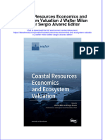 Ebook Coastal Resources Economics and Ecosystem Valuation J Walter Milon Editor Sergio Alvarez Editor Online PDF All Chapter