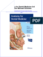 Download ebook Anatomy For Dental Medicine 3Rd Edition Michael Schunke online pdf all chapter docx epub 
