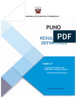 INEI PUNO Resultados Definitivos Censos Nacionales 2017-TOMO - 04