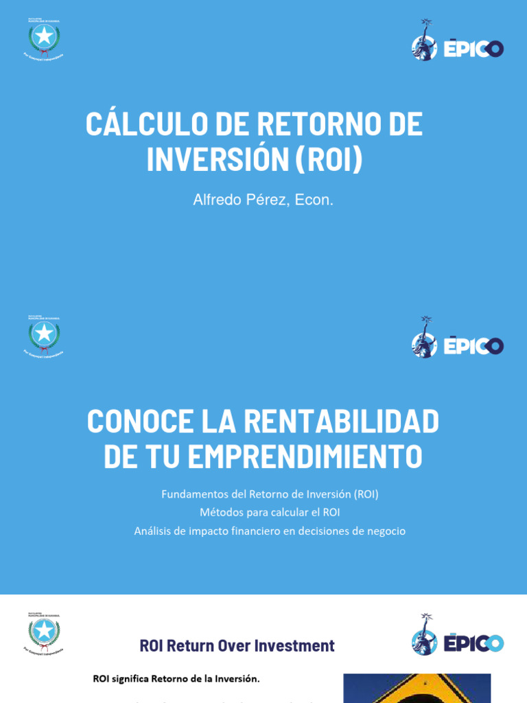 Fase 3 - Cálculo de Retorno de Inversión (ROI) | PDF | Retorno de la ...