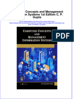 Computer Concepts and Management Information Systems 1St Edition C P Gupta Online Ebook Texxtbook Full Chapter PDF