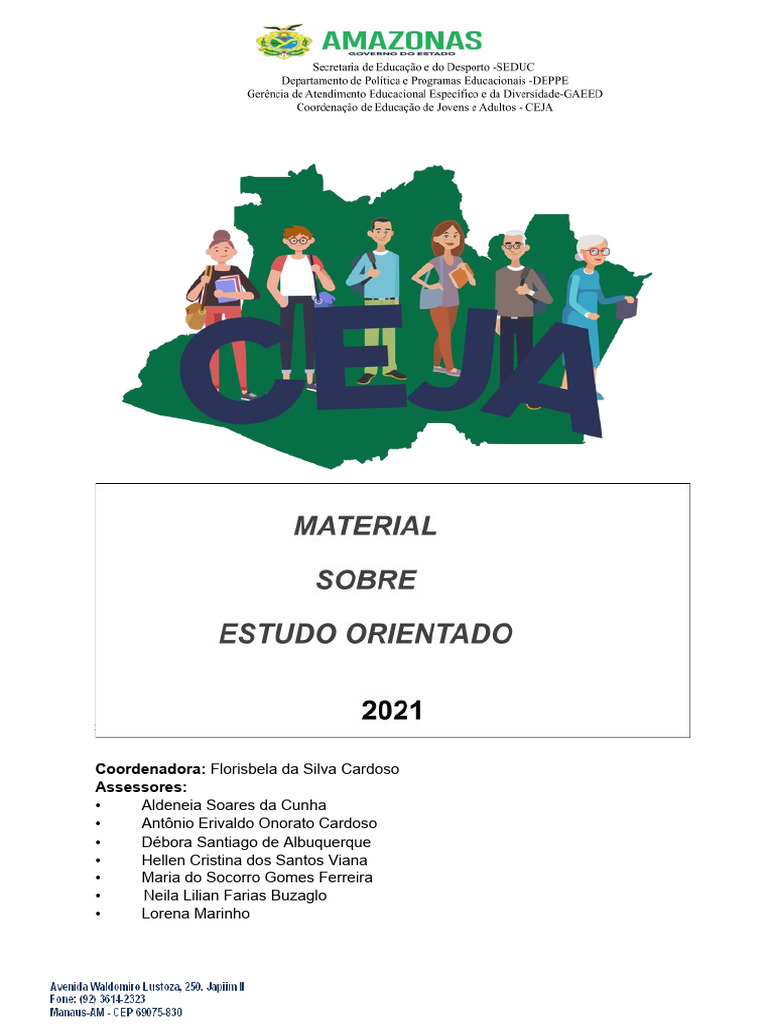 Atividades para Estudo Orientado EJA | PDF | Aprendizado | Pedagogia