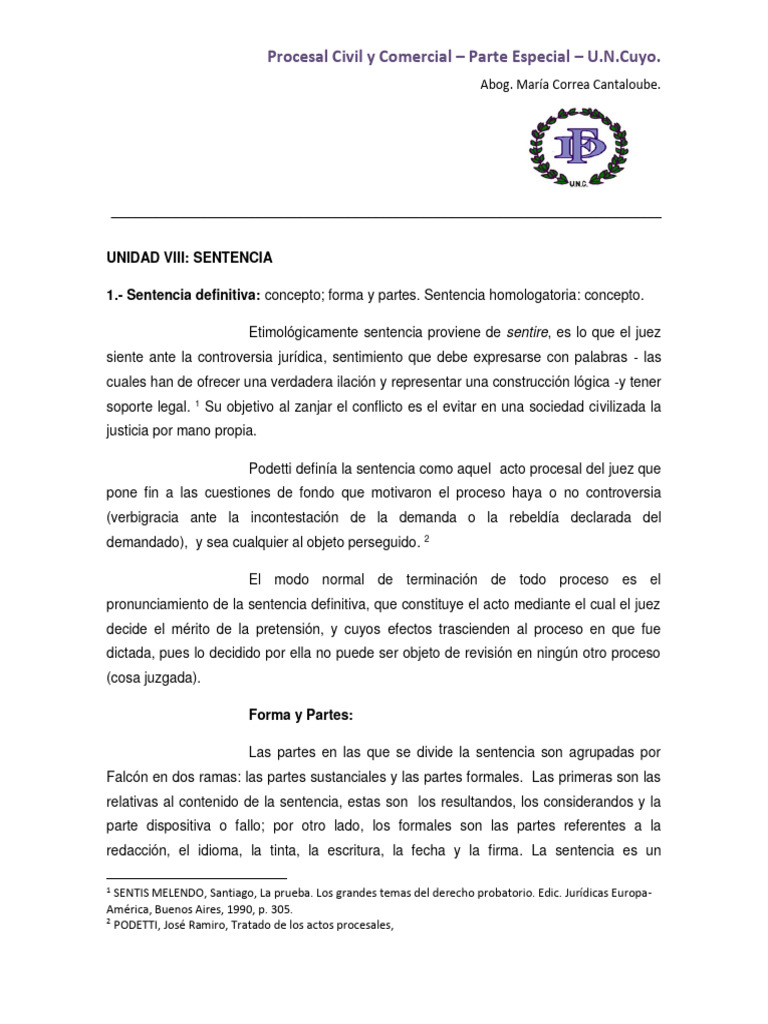 Estructura de una Sentencia Judicial | PDF | Sentencia (ley) | Res Judicata