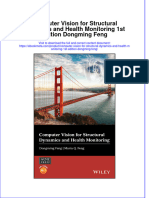 Ebook Computer Vision For Structural Dynamics and Health Monitoring 1St Edition Dongming Feng Online PDF All Chapter
