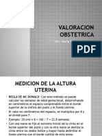 VALORACION OBSTETRICA. Maniobras y Control Prenatal MTB 2019