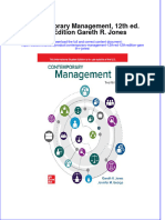 Contemporary Management 12Th Ed 12Th Edition Gareth R Jones Online Ebook Texxtbook Full Chapter PDF