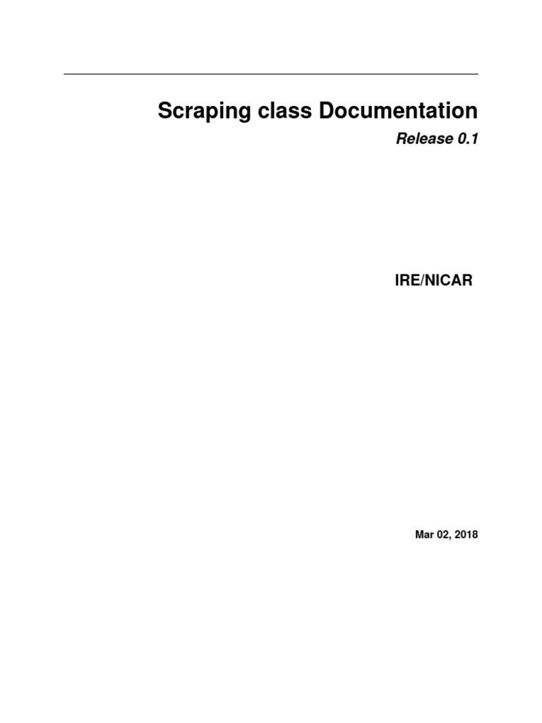First web scraper pdf command line interface directory computing 