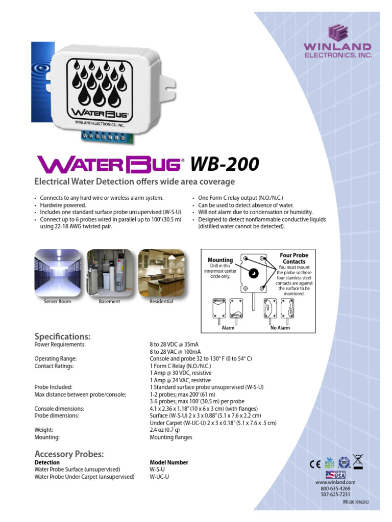 WLWB200 Specifications | PDF | Manufactured Goods