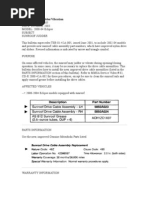 03-42A-005 Body - Sunroof Judder Vibration