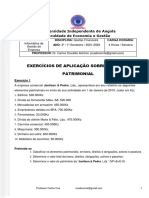 Folheto 10 - Exercícios de Aplicação Sobre Balanço Patrimonial - Carlos Coa