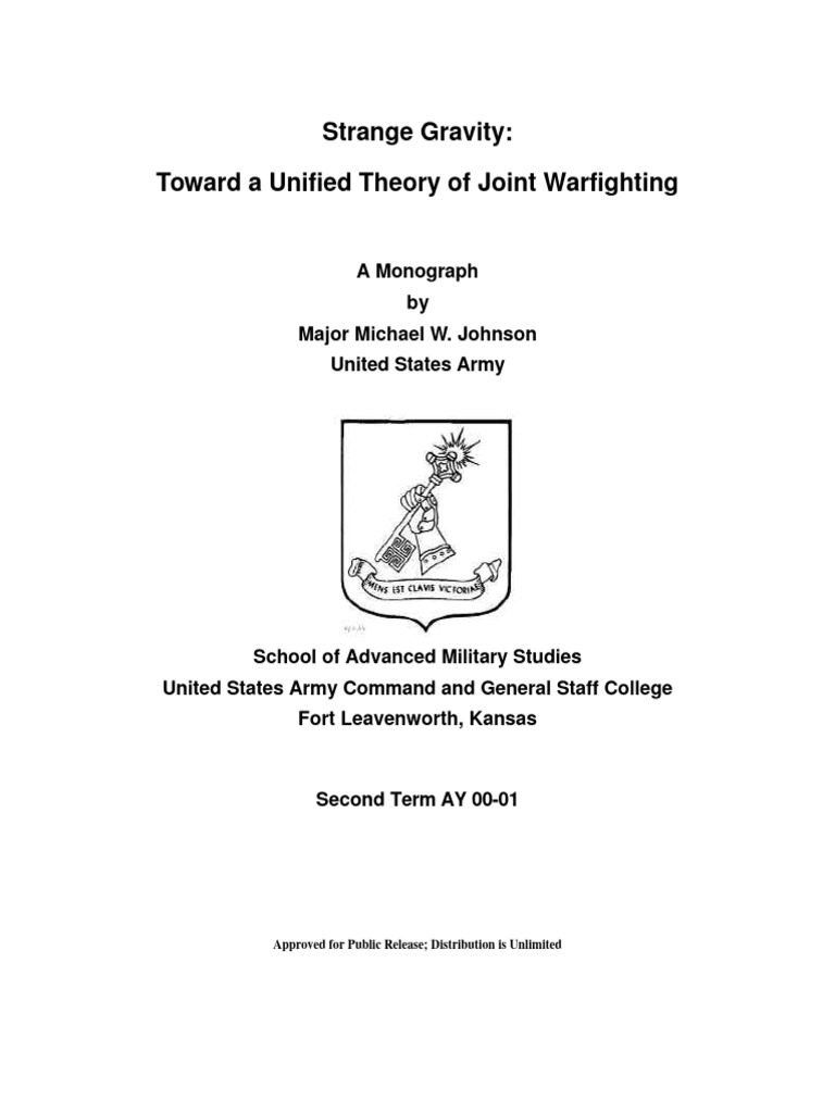 ADA393891 | PDF | Quantum Mechanics | General Relativity