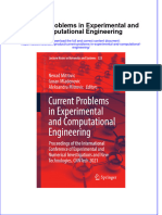 Download ebook Current Problems In Experimental And Computational Engineering online pdf all chapter docx epub 