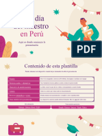 Happy Peruvian Teachers' Day! XL by Slidesgo