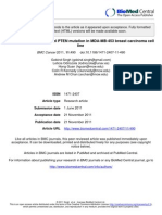 BMC Cancer: Characterization of A Novel PTEN Mutation in MDA-MB-453 Breast Carcinoma Cell Line