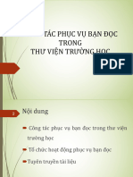 Công Tác Phục Vụ Bạn Đọc - Học Viên