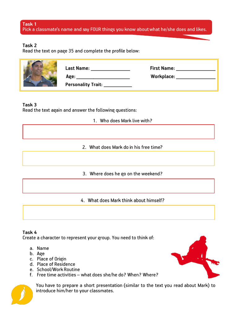 Present Simple - Present A Classmate | PDF