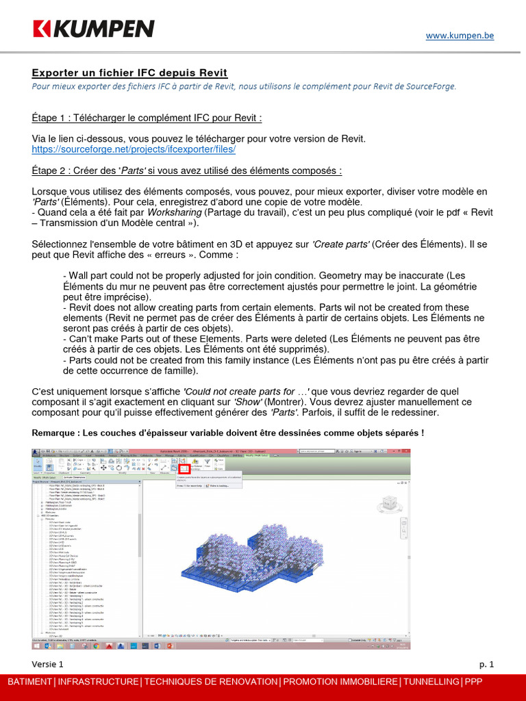 Exporter IFC depuis Revit : Guide Pratique | PDF | Art | Technologie et ...