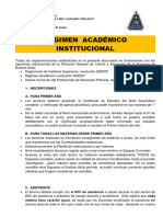 Regimen Academico Superior