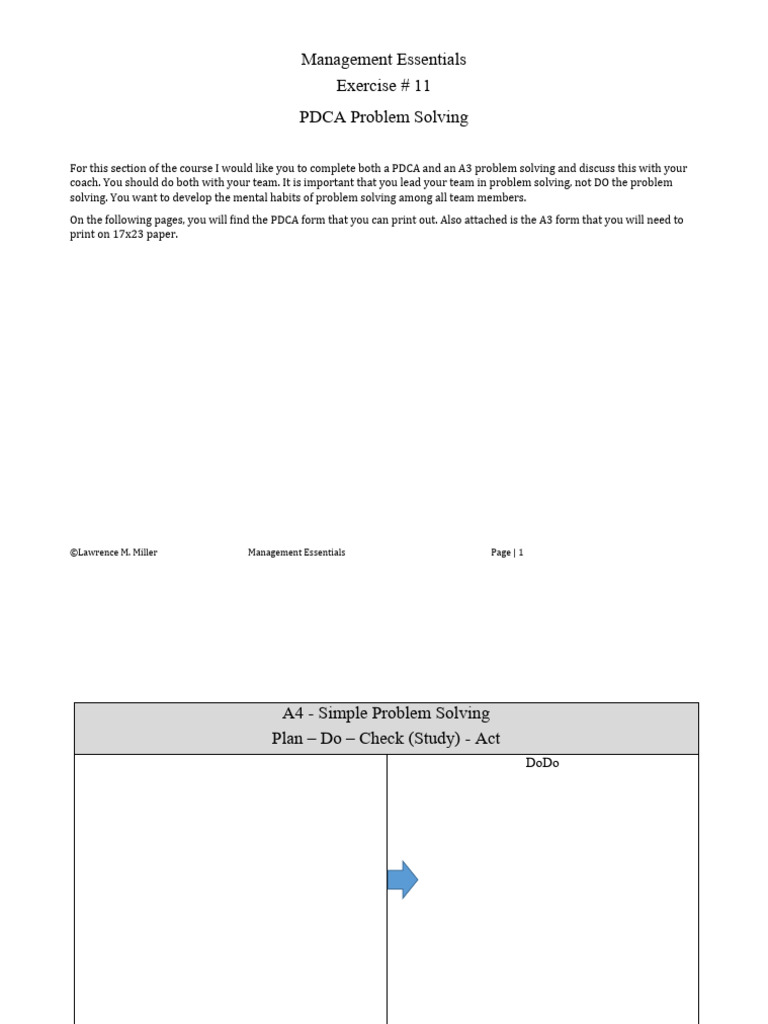 Management essentials exercise 11 pdf