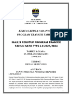 Kertas Kerja (Majlis Penutupan PTT1) 2022