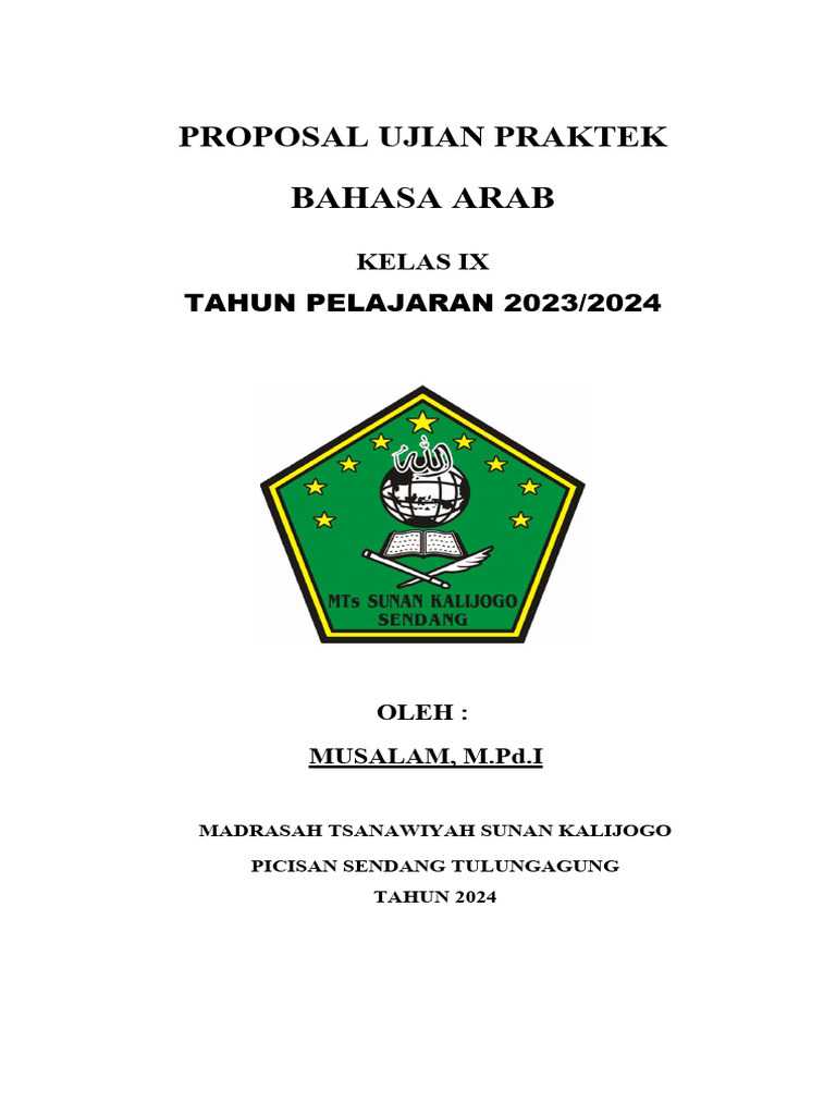 Panduan Ujian Praktek Bahasa Arab IX | PDF | Karier & Perkembangan ...